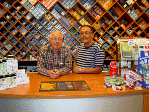 Overzicht van de winkel